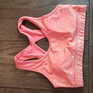 Buffbunny Rosè Power Bra in Peach/Gold